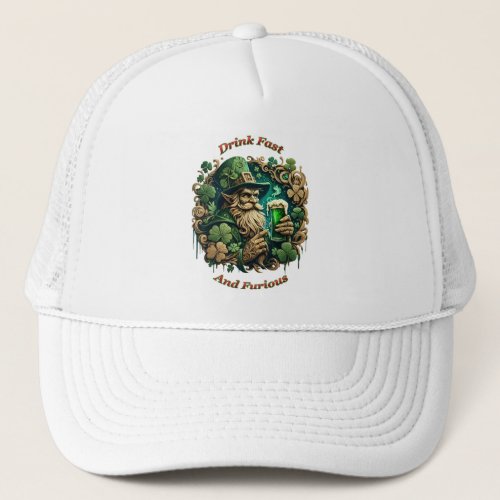 Enchanted Evening of Ale A Leprechauns Toast  Trucker Hat