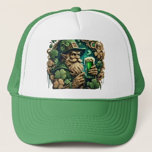 Enchanted Evening of Ale A Leprechauns Toast  Trucker Hat