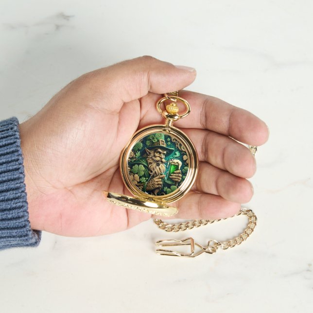 Enchanted Evening of Ale A Leprechauns Toast  Watch (Hand)