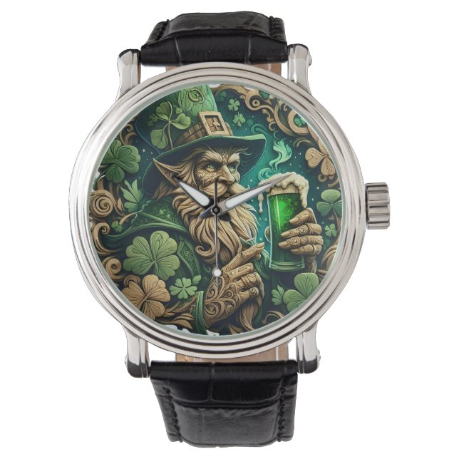 Enchanted Evening of Ale A Leprechauns Toast  Watch (Front)