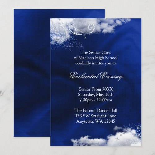 Enchanted Evening Prom Formal Invitations