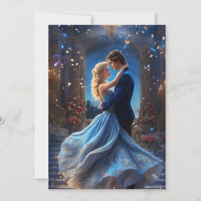 Enchanted Evening Waltz Invitation (Back)