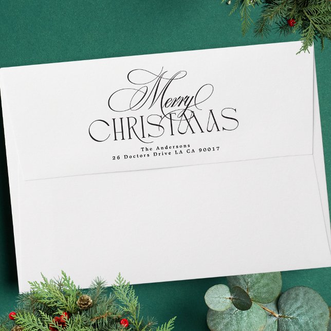 Enchanted Evergreen Elegance Christmas Envelope (Creator Uploaded)