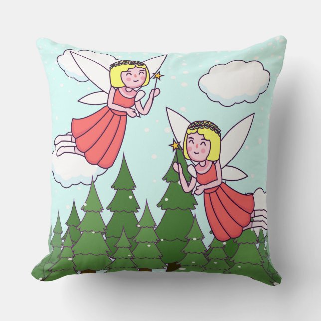 Enchanted Fairies Pillow (Front)