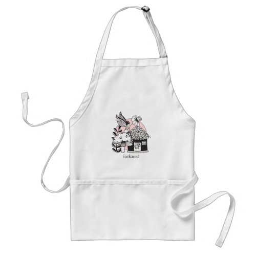 Enchanted Fairy And Fairy House Adult Apron