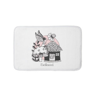 Enchanted Fairy And Fairy House Bath Mat