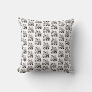 Enchanted Fairy And Fairy House Throw Pillow
