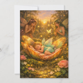 Enchanted Fairy Baby Shower Invitation
