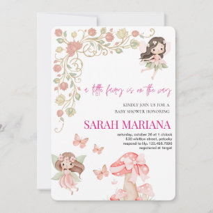 Enchanted Fairy Baby Shower  Invitation