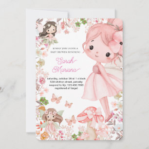 Enchanted Fairy Baby Shower Invitation
