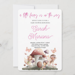 Enchanted Fairy Baby Shower Invitation
