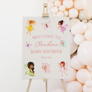 Enchanted Fairy Baby Shower Welcome Sign