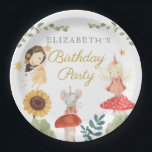 Enchanted Fairy Birthday Mushroom Paper Plates<br><div class="desc">Enchanted Fairy Birthday Mushroom</div>