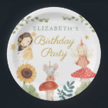 Enchanted Fairy Birthday Mushroom Paper Plates<br><div class="desc">Enchanted Fairy Birthday Mushroom</div>