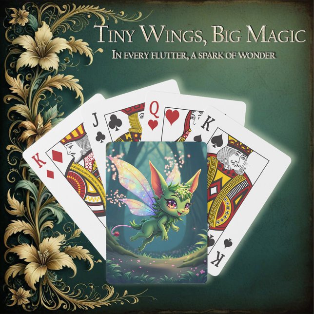 Enchanted Fairy Critter – Magical Forest Sprite  Poker Cards (Creator Uploaded)