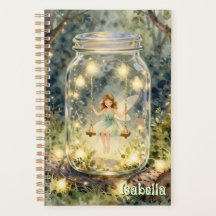 Enchanted Fairy in a Jar in a Magical Forest