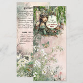 Enchanted Fairy Menu – Moss & Moonlight Collection (Front/Back)