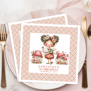 Enchanted Fairy Party Magical Garden Birthday Paper Dinner Napkins