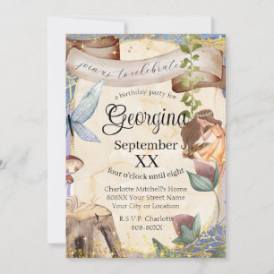 Enchanted Fairy Tale Forest Invitation