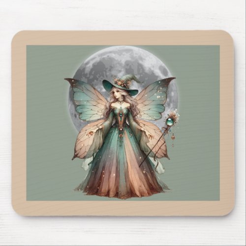 Enchanted Fairy Witch Mousepad 