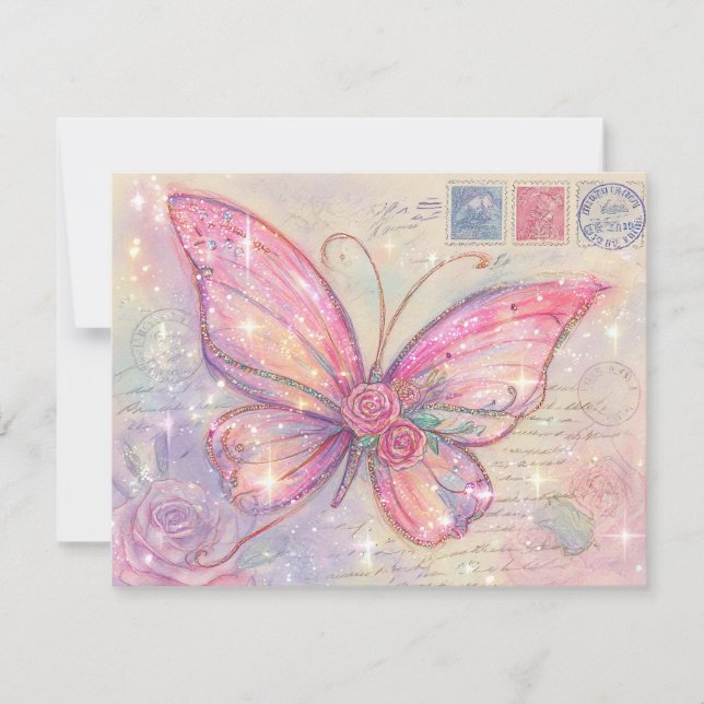 Enchanted fairytale holiday card (Front)