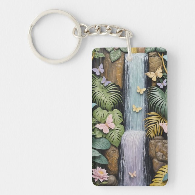 Enchanted Falls Oasis Keychain (Front)