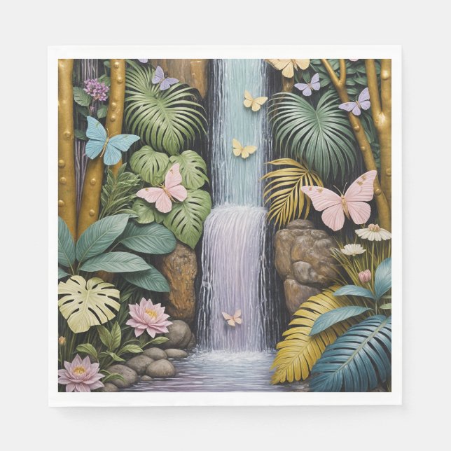 Enchanted Falls Oasis Napkins (Front)