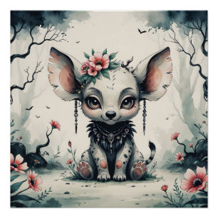 Enchanted Fantasy Creature Poster