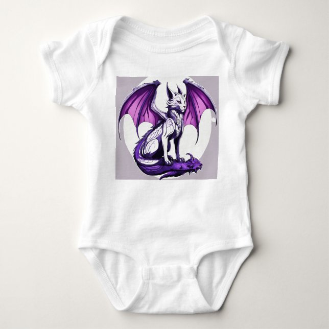 Enchanted Fantasy Creatures T-Shirt for Babies Baby Bodysuit (Front)