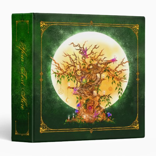 Enchanted Fantasy Fairy Tree 1 12  Inch Binder