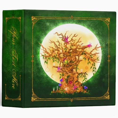 Enchanted Fantasy Fairy Tree 2 Inch Binder