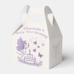 Enchanted First Candlelight - Birthday Favor Boxes