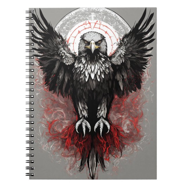 Enchanted Flight: The Mystical Eagle Notebook (Front)