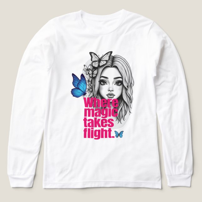 Enchanted Flight Tri-Blend Shirt (Design Front)