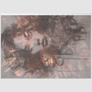 Enchanted Floral Grace Decoupage Paper