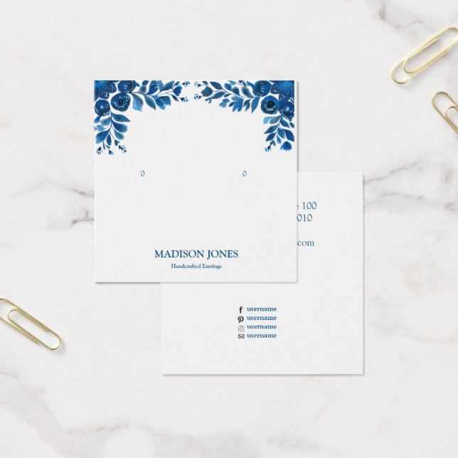 Enchanted Floral Stud Earring Display  (Office)