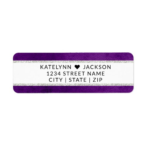 Enchanted Floral Wedding Stationery Return Address Label