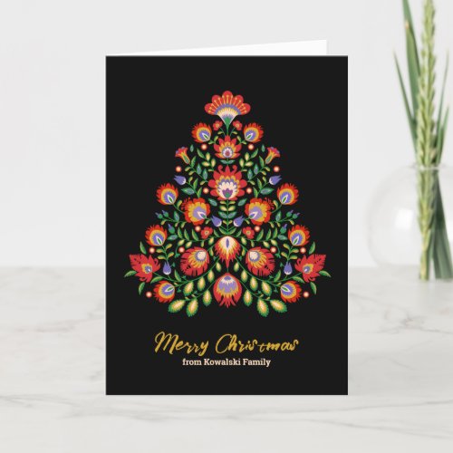 Enchanted Florals A Folklore_Inspired Christmas Holiday Card