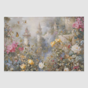 Enchanted Flower Garden Decoupage Tissue Paper