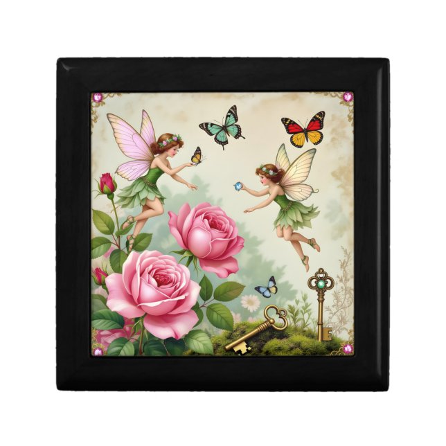 Enchanted Flroral Fairies Garden Gift Box (Front)