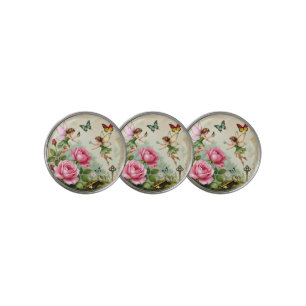 Enchanted Flroral Fairies Garden Golf Ball Marker