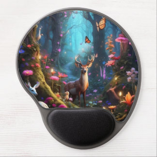 Enchanted Forest a Mystical Oasis Gel Mouse Pad