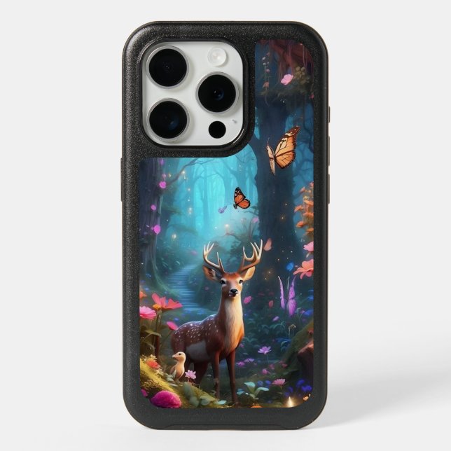  Enchanted Forest a Mystical Oasis iPhone 15 Pro Case (Back)