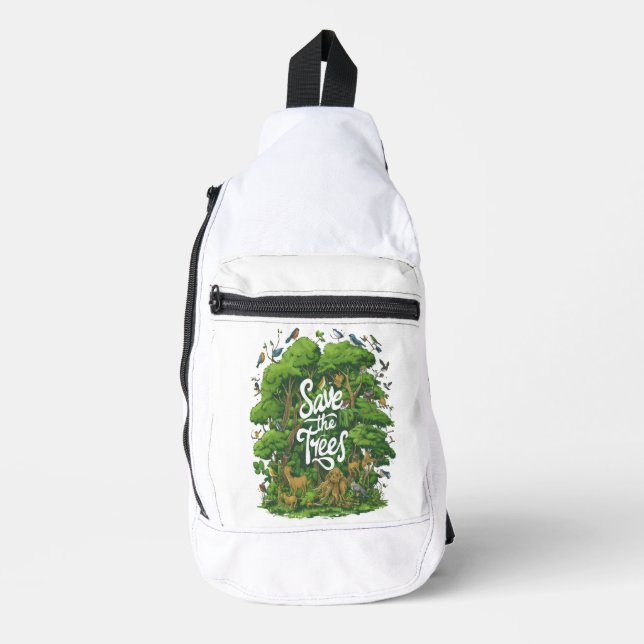 Enchanted Forest Alive Sling Bag (Front)