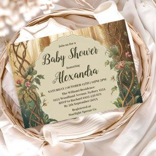Enchanted Forest  Baby Shower Invitation