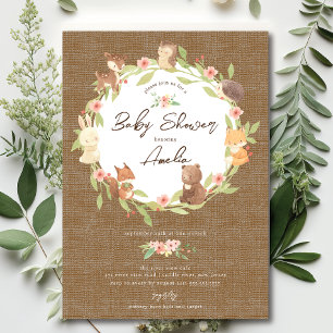 Enchanted Forest Baby Shower Invitation