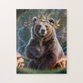 Enchanted Forest Bear Jigsaw Puzzle