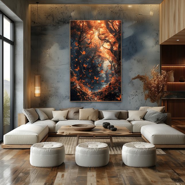Enchanted Forest: Bicolor Butterfly Wonder Poster (Creator Uploaded)