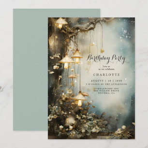 Enchanted Forest Birthday Party Invitation