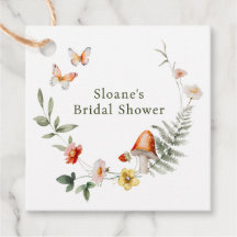 Enchanted Forest Bridal Shower Favor Tags